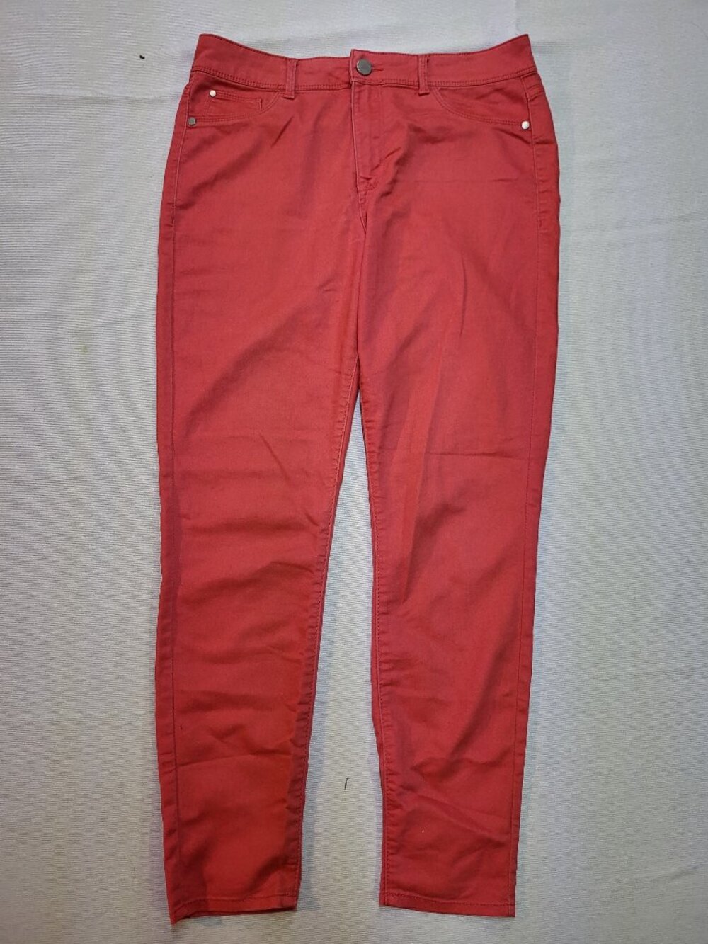 Jordache high rise ankle womens jeans pink size 8